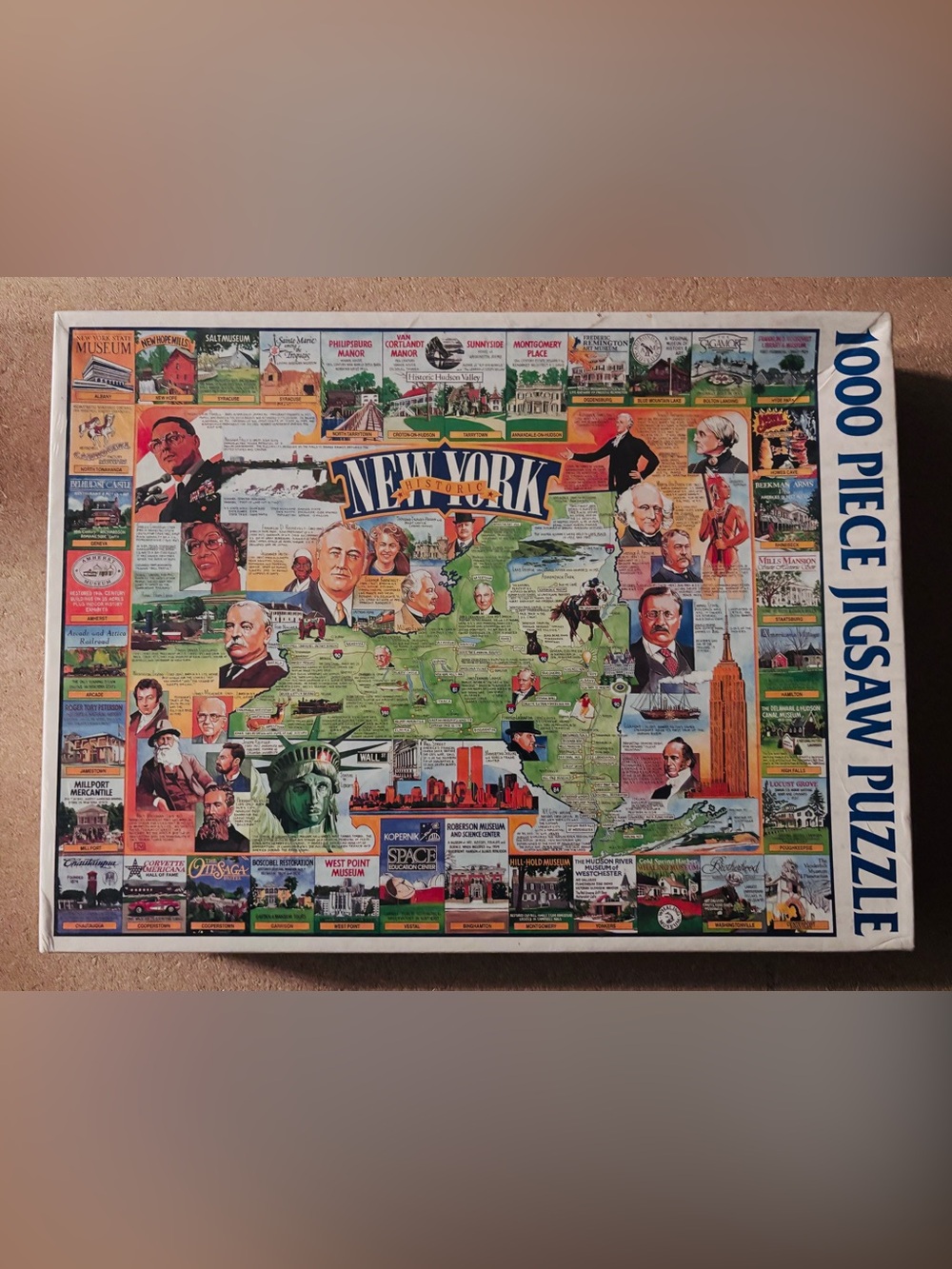 Vintage White Mountain “Historic New York” Puzzle sealed
